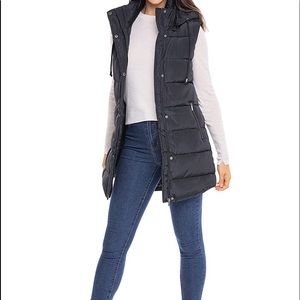 NWOT - S.E.B. By Sebby black puffer vest